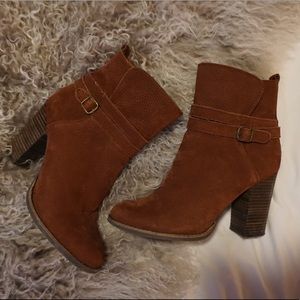 Lucky Brand Leather Booties